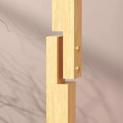 Freestanding 8 Hook Coat Hanger Garment Rack | (Natural/157x44x44cms)