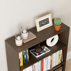 Lukzer 3‑Tier Engineered Wood Multipurpose Open Storage Organizer (MR‑014/Wenge)