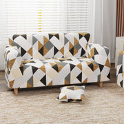 Polyester Sofa Cover (Colorful Marble Design)