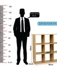 9 Cube Bookshelf/Open Display Rack | (MR-012)