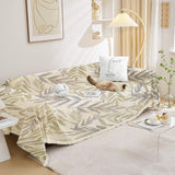 Chenille Throw Blanket (White Poly Prism)