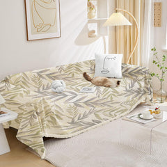 Chenille Throw Blanket (White Poly Prism)