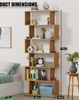 S-Shaped Ladder Bookshelf/Open Display Rack | (MR-002)