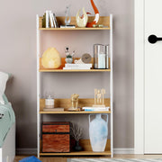 Lukzer 4-Layer Multipurpose Home Organiser Rack (MMR-001/White & Oak Light)