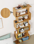 S-Shaped Ladder Bookshelf/Open Display Rack | (MR-002)