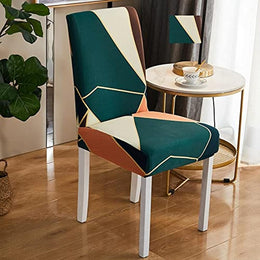 Lukzer Polyester Chair Cover -  Geometric (CC-036-01)