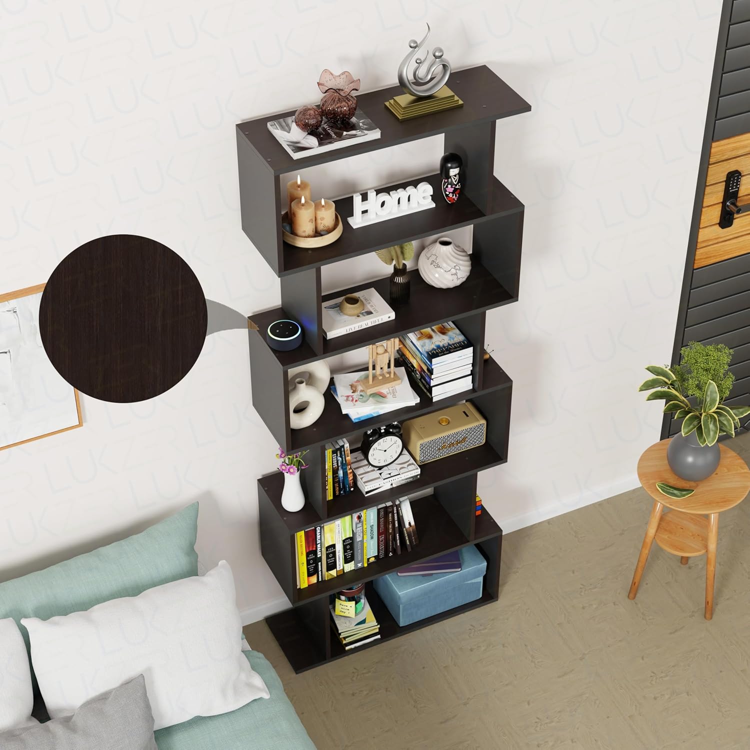 S-Shaped Ladder Bookshelf/Open Display Rack | (MR-002)