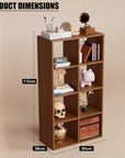 8 Shelf Bookshelf/Open Display Rack | (MR-009)