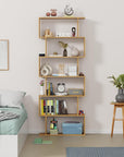 S-Shaped Ladder Bookshelf/Open Display Rack | (MR-002)