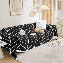 Chenille Throw Blanket (White Poly Prism)