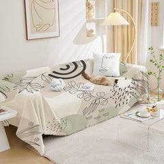 Chenille Throw Blanket (White Poly Prism)