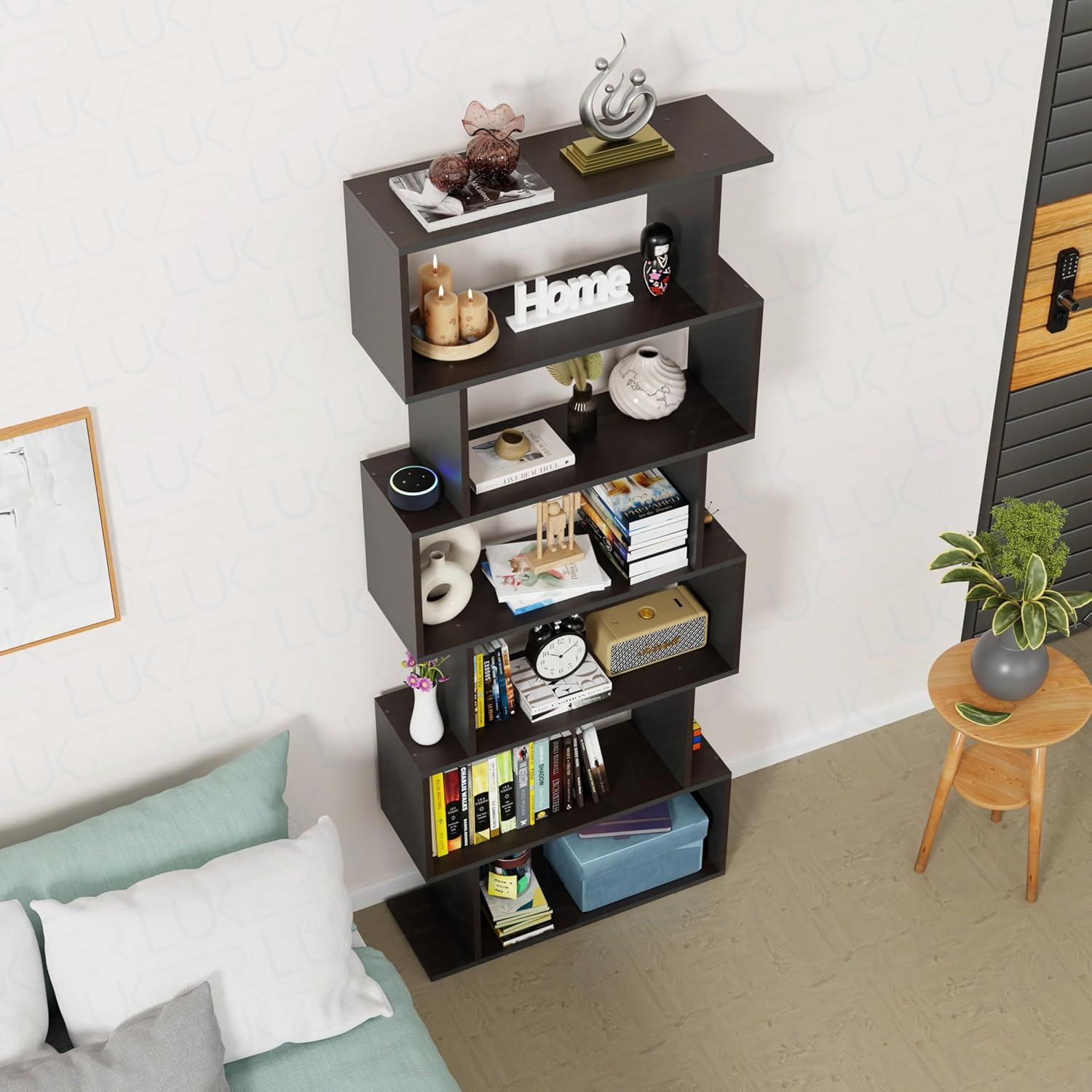 S-Shaped Ladder Bookshelf/Open Display Rack | (MR-002)