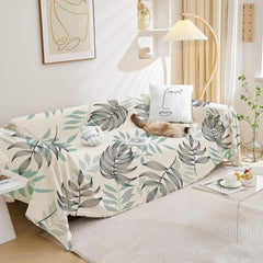 Chenille Throw Blanket (White Poly Prism)