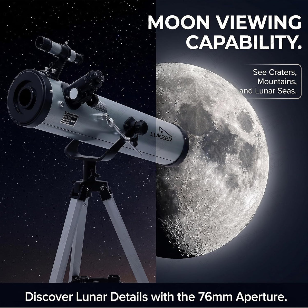 Lukzer F70076 Astronomical Reflector Telescope