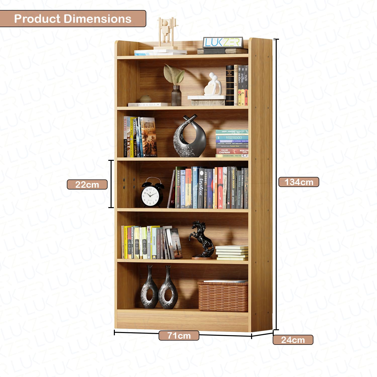 6 Layer Bookshelf/Open Display Rack | (MR-007)