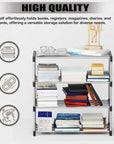 Easy DIY Bookshelf/Stationery Storage Organizer | (Metal & Plastic)