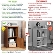 Lukzer Engineered Wood 2 Layer Storage Cabinet with Open Display Rack (MR-021/Oak Brown)