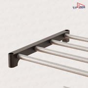 Lukzer 4-Tier Metal & Plastic Space-Saving Shoe Organizer Rack (MSR-004/Silver)