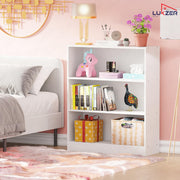 Lukzer 3‑Tier Engineered Wood Multipurpose Open Storage Organizer (MR‑014/White)