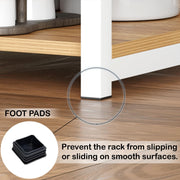 Lukzer 4-Layer Multi-Purpose Kitchen Rack – Sturdy Storage Organizer (Model: MKR-004)