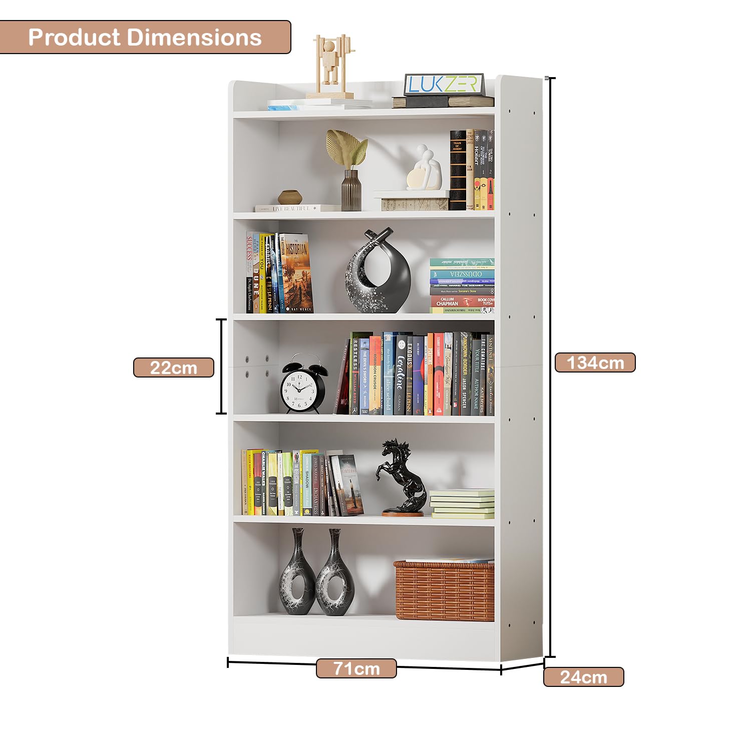 6 Layer Bookshelf/Open Display Rack | (MR-007)