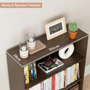 Lukzer 3‑Tier Engineered Wood Multipurpose Open Storage Organizer (MR‑014/Wenge)