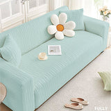 Jacquard Sofa Cover ( Wavy Stripes Pattern)