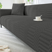 Jacquard Sofa Cover (Dotted Stripe Pattern)