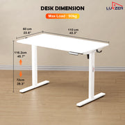 Lukzer Electric Automatic Height Adjustable Sit Stand Desk EST-003