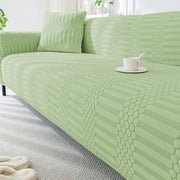 Jacquard Sofa Cover (Dotted Stripe Pattern)