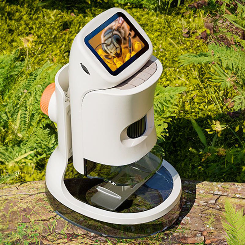 Lukzer Kids Electron Digital Microscope 100X Zoom Camera with LED Light