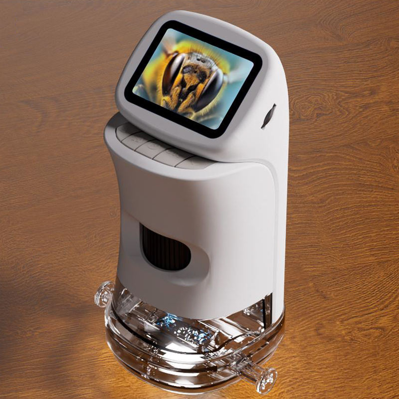 Lukzer Kids Electron Digital Microscope 100X Zoom Camera with LED Light