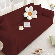 Jacquard Sofa Cover ( Wavy Stripes Pattern)