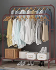 Double Garment Stand with Bottom Shelf (MGS-002)