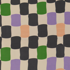 Lukzer Polyester Sofa Cover - Multi Color Square (SC-041-01)