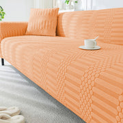 Jacquard Sofa Cover (Dotted Stripe Pattern)