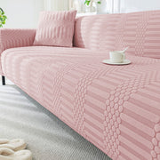 Jacquard Sofa Cover (Dotted Stripe Pattern)
