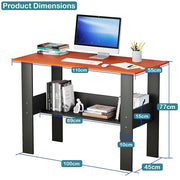 Computer Desk with 1 Layer Shelf | (ST-005)