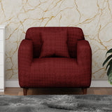 Jacquard Sofa Cover(Square Knit Pattern)