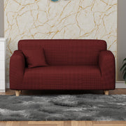 Jacquard Sofa Cover(Square Knit Pattern)