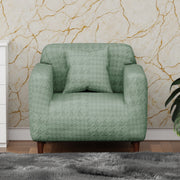 Jacquard Sofa Cover(Square Knit Pattern)