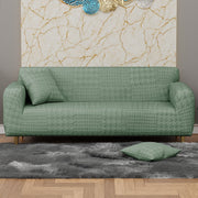 Jacquard Sofa Cover(Square Knit Pattern)