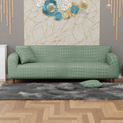 Jacquard Sofa Cover(Square Knit Pattern)