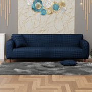 Jacquard Sofa Cover(Square Knit Pattern)