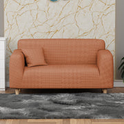 Jacquard Sofa Cover(Square Knit Pattern)