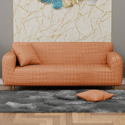 Jacquard Sofa Cover(Square Knit Pattern)