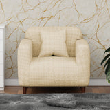 Jacquard Sofa Cover(Square Knit Pattern)