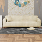 Jacquard Sofa Cover(Square Knit Pattern)