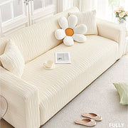 Jacquard Sofa Cover ( Wavy Stripes Pattern)