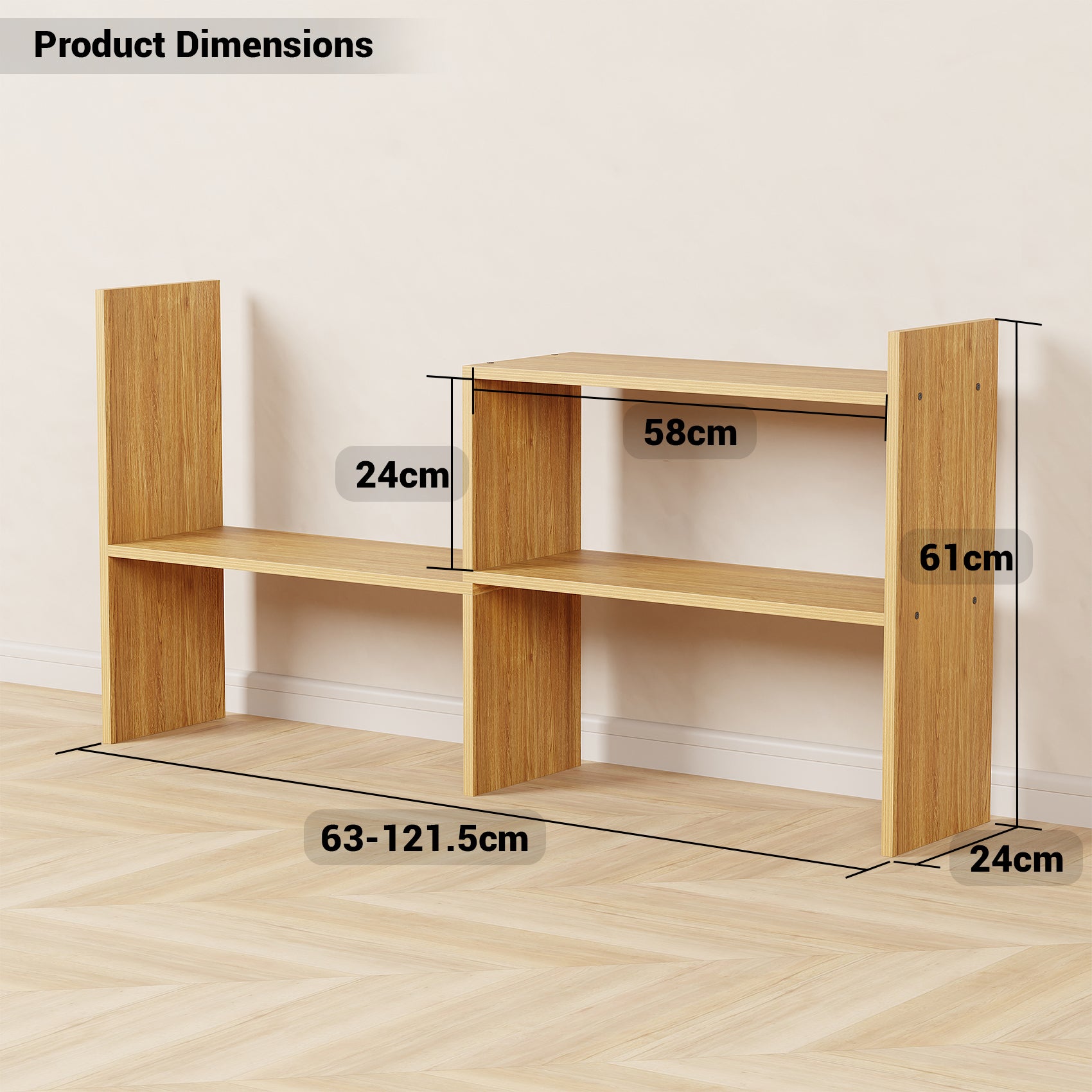 Multi-Purpose Bookshelf/Open Display Rack | (MR-011)